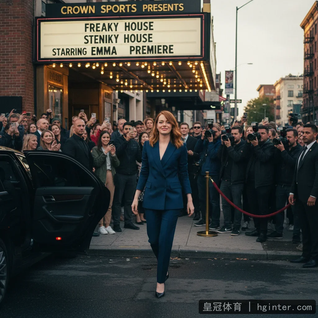 电影明星艾玛·斯通主演新片《怪诞之家》首映引爆热议